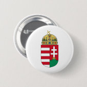Ungarn-Wappen Button (Vorne & Hinten)