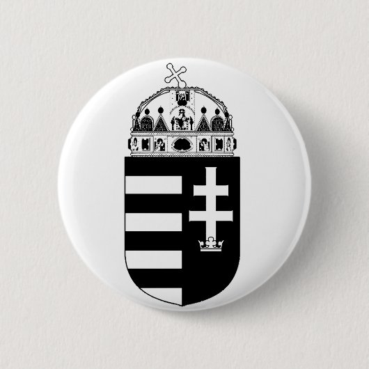 Ungarn Wappen Button (Vorderseite)