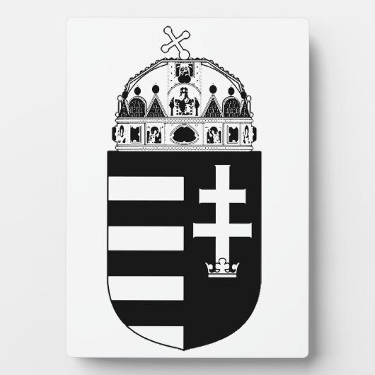 Ungarn Wappen Fotoplatte (Vorderseite)