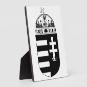 Ungarn Wappen Fotoplatte (Seite)