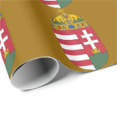 Ungarn-Wappen Geschenkpapier (Rolleneckpunkt)