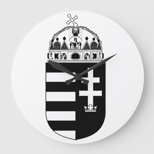 Ungarn Wappen Große Wanduhr (Vorderseite)