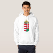 Ungarn-Wappen HU Hoodie (Vorne ganz)