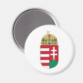 Ungarn Wappen HU Magnet (Vorderseite/Rückseite)