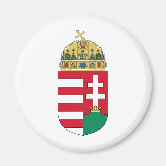 Ungarn Wappen HU Magnet (Vorne)
