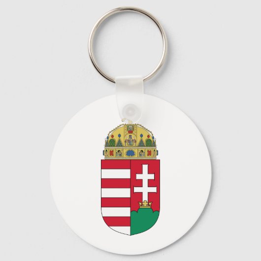 Ungarn Wappen HU Schlüsselanhänger (Vorderseite)