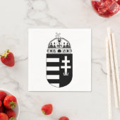 Ungarn Wappen Serviette (Beispiel)