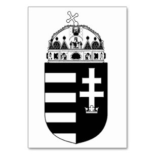 Ungarn Wappen Tischnummer