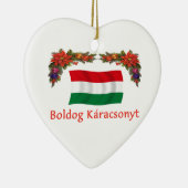 Ungarn-Weihnachten Keramikornament (Rechts)