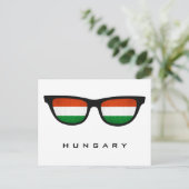 Ungarn weist Sondertext und Farbpostkarte auf Postkarte (Stehend Vorderseite)