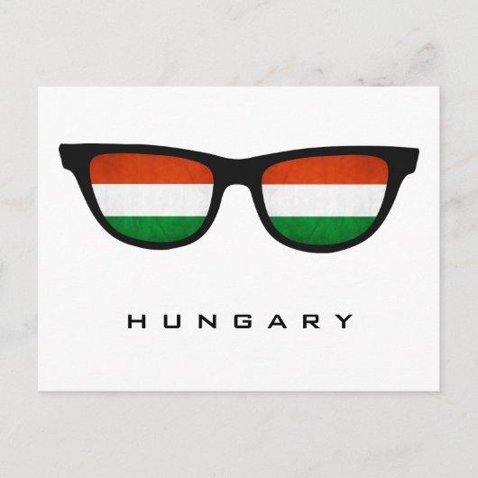 Ungarn weist Sondertext und Farbpostkarte auf Postkarte (Vorderseite)