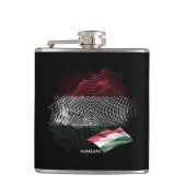 Ungarnflagge Flachmann (Vorderseite)