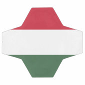 Ungarnflagge Fußball (Flach)
