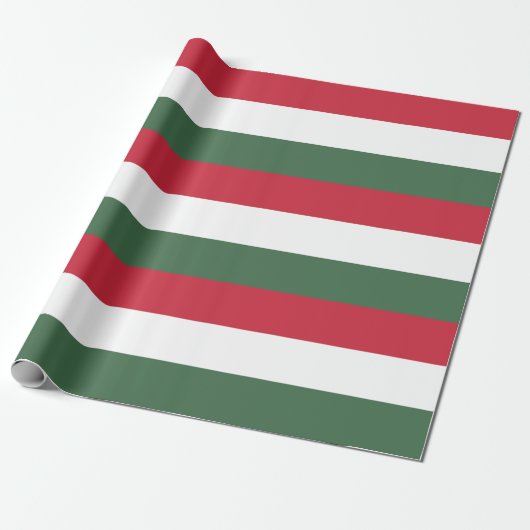 Ungarnflagge Geschenkpapier (Ungerollt)