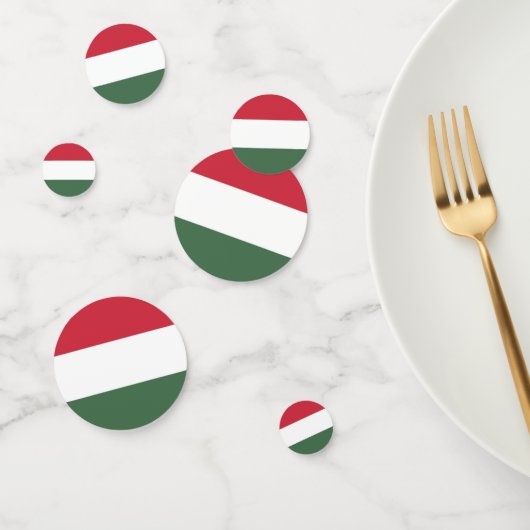 Ungarnflagge Konfetti (Gruppe)