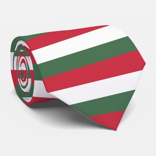 Ungarnflagge Krawatte (Gerollt)