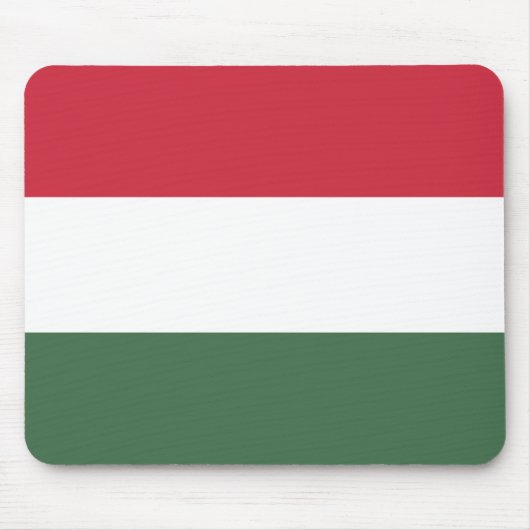 Ungarnflagge Mousepad (Vorne)