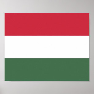 Ungarnflagge Poster