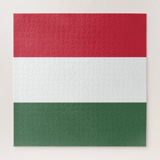 Ungarnflagge Puzzle (Vertikal)