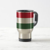 Ungarnflagge Reisebecher (VorderseiteRechts)