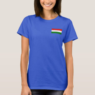 Ungarnflaggen- und -karten-DK-T - Shirt