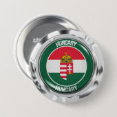 Ungarnrunde Embleme Button (Vorne & Hinten)
