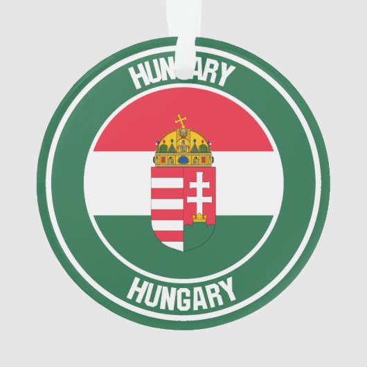Ungarnrunde Embleme Ornament (Rückseite)