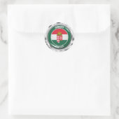 Ungarnrunde Embleme Runder Aufkleber (Tasche)