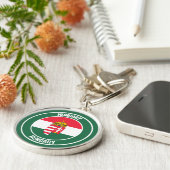 Ungarnrunde Embleme Schlüsselanhänger (Seite)