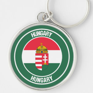 Ungarnrunde Embleme Schlüsselanhänger