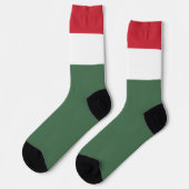Ungarns Flagge Patriotischer ungarischer Nationals Socken (Linkes Detail)