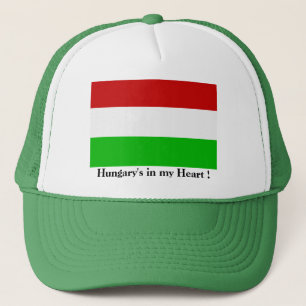 "Ungarns in meinem Herzen" Hut Truckerkappe