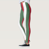 Ungarns Nationale Flaggenfarben vertikal gestreift Leggings (Links)
