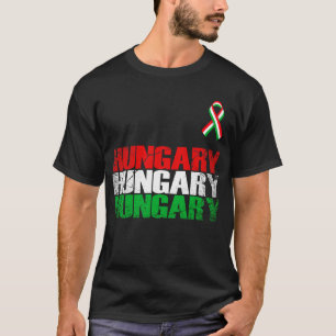 Ungarns, ungarische Flagge, Flagge Ungarns. T-Shirt