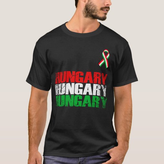 Ungarns, ungarische Flagge, Flagge Ungarns. T-Shirt (Vorderseite)