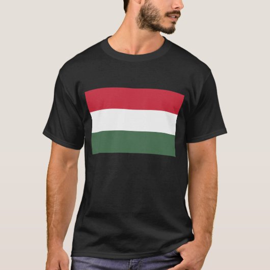 Ungarns, ungarische Flagge, Flagge Ungarns. T-Shirt (Vorderseite)