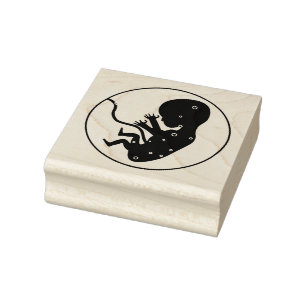 Ungeborenes Baby Gummistempel