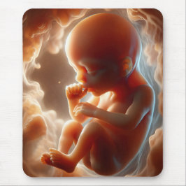 Ungeborenes Kind Sind zum Kotzen seinen Daumen Mousepad