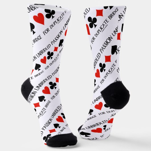 Ungebremste Leidenschaft für Anzug von Duplikaten Socken (Gewinkelt)