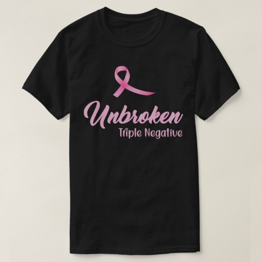 Ungebrochenes Dreifache Negativ T-Shirt (Design vorne)