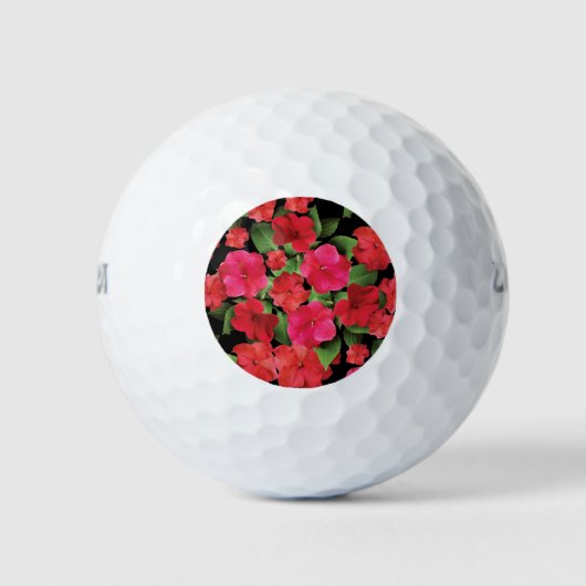Ungeduldige Blume Golfball (Vorderseite)