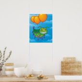 Ungeduldige Raupe Poster (Küche)
