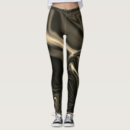 Ungeduldiger oder weißbrauner Rauch über dunkelbra Leggings