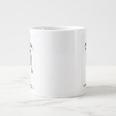 ungeduldiger Santa Jumbo-Tasse (Vorderseite)