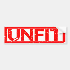 Ungeeignete Briefmarke Autoaufkleber