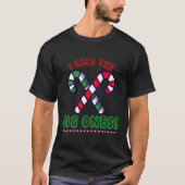 Ungeeignete Candy Cane Erwachsene Humor schwache F T-Shirt (Vorderseite)