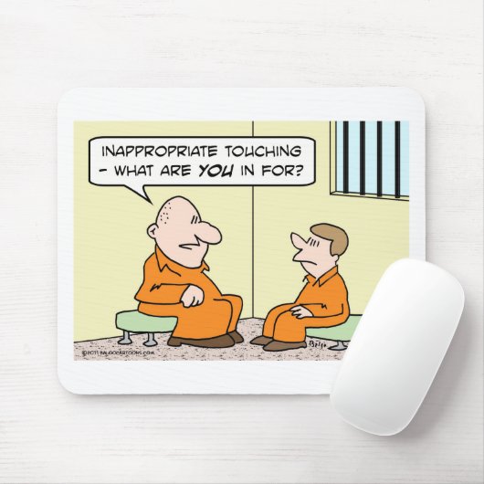 ungeeignetes rührendes Gefängnis Mousepad (Mit Mouse)