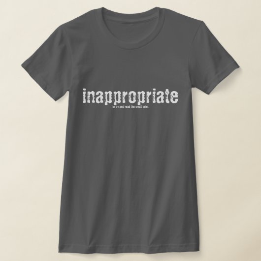 Ungeeignetes T-Shirt (Ablage )