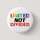 Ungegliedert - rot, weiß, blau, lgbtq Stolz Button (Vorderseite)