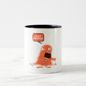 Ungeheuer, ich esse Leute Zweifarbige Tasse (Mittel)